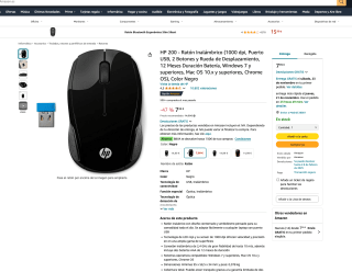 Ratón HP 200 Inalámbrico por solo 7,99€