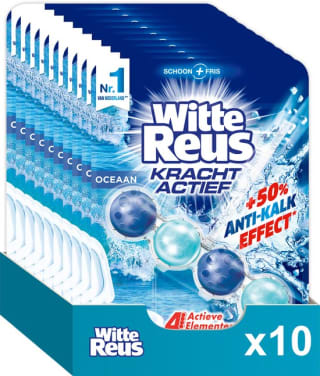 Witte Reus Kracht Actief Oceaan toiletblok - 10 stuks voor €10 bij Bol.com