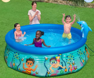 Piscina inflable delfines H2OGO! por $597