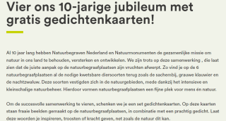 Gratis set Gedichtenkaarten via Natuurbegravennederland