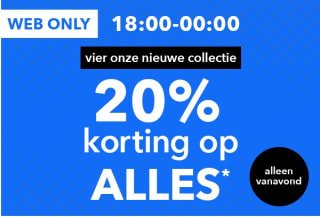 20% korting op bijna alles vanavond bij Scapino