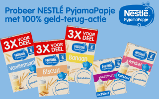 Probeer Nestlé pyjamapapje gratis na cashback