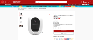 Cámara de seguridad Hyundai Bullet WIFI PO-LC13 por $24.990