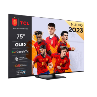 TV QLED TCL 75C745, 75" 4K HDR10+ Google TV Game Master por 904€