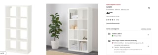 FLYSTA Estantería en blanco por 44,99€