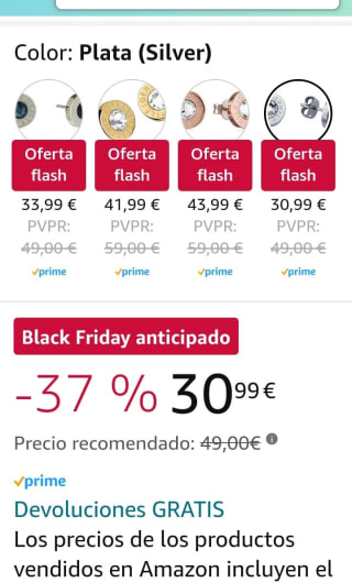 Tommy Hilfiger Pendientes por 30,99€.