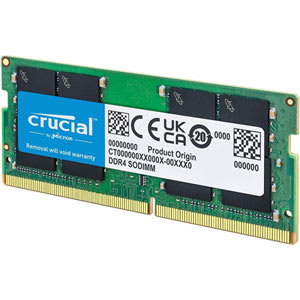 Mémoire PC Sodimm Crucial, 8 Go, DDR4, 2400 MHz, 260 Broches, CL17, Garantie à vie à 8,25€