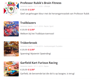 Tot 98% korting tijdens de winter Sale in de Nintendo eShop