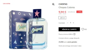 Chispas Colonia de 100ml por 8,95€