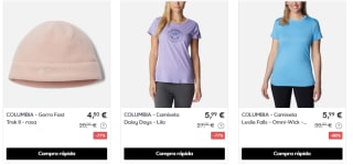 Columbia ropa y calzado desde solo 4,50€ ofertazas