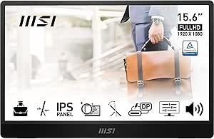 MSI PRO MP161 E2 15.6" Full HD Portable Monitor - £78.97