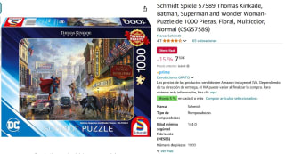 Puzzle de 1000 piezas Schmidt Spiele 57589 Thomas Kinkade, Batman, Superman and Wonder Woman por 7,50€