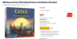 999 Games Catan: Uitbreiding Piraten en Ontdekkers Bordspel voor €33,29 bij Bol