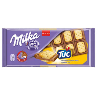 Pack 18 Tabletas de chocolate Milka galleta Tuc por 11,99€