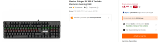 Teclado Mecánico Gaming RGB Woxter Stinger RX 900 K por 15.99€