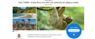 Escapada a Costa Rica con estancia en playa y vuelo desde 1.389€