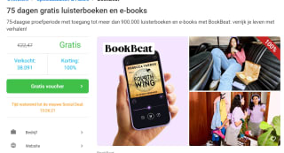 75 Dagen Bookbeat Gratis via Social Deal