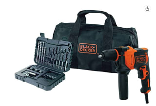 Taladro Percutor 710W + kit 32 piezas + Bolsa de transporte Black+Decker BEH710SA32-QS por 41.99€