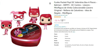 Funko Pocket Pop! DC Valentine Box 4 Pieces - Batman por 13,99€