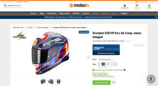 Scorpion EXO R1 EVO Air Casco por 258€