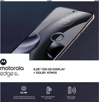 Motorola Edge 30 Neo 256GB Zwart met autolader en hoesje voor €209 bij Amazon