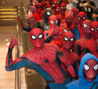 Palomitas Gratis en Cinépolis con Cosplay de Spiderman