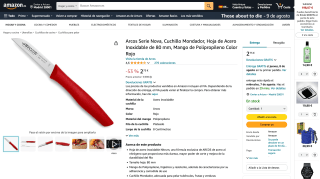 Arcos Serie Nova Cuchillo Mondador por 2,75€