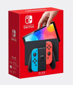 Nintendo Switch OLED, Pantalla OLED de 7 pulgadas por 228€