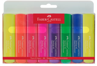 Estuche 8 marcadores fluorescentes Faber-Castell 154662 por 3.91€