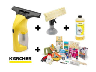 Hubo Movingbox met Kärcher WV1 Plus D500 ruitenreiniger voor €29,99