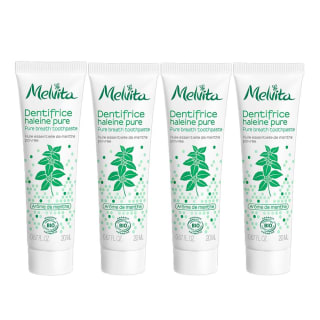 Lot de 4 Dentifrice Melvita format voyage à 1,99€