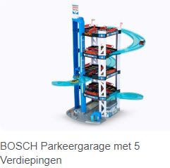 BOSCH Parkeergarage met 5 Verdiepingen voor €39,99 bij Smyths Toys
