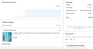 FunWater-tabla de sup inflable de 11 inflable con accesorios por 111,86€