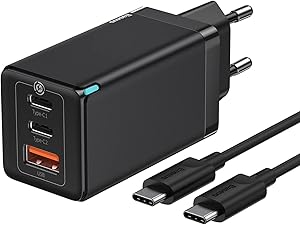 Baseus Oplader 65 W, Power Delivery met GaN Tech voor €17,49 bij Amazon