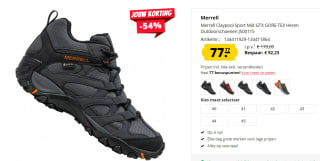 Merrell Claypool Mid GTX GORE-TEX heren outdoor schoenen voor €72,77 bij Sport Korting