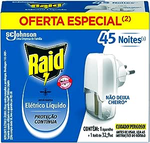 Repelente Elétrico em Líquido da Raid - R$ 15,28