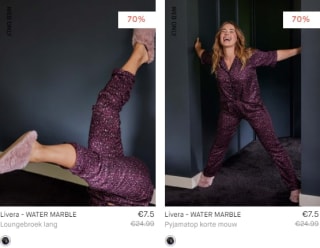 Tot 70% korting in de sale bij Livera