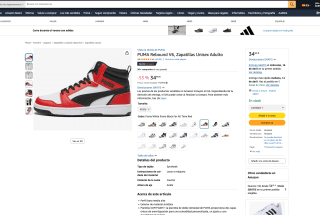 Zapatillas PUMA Rebound V6 Unisex Adulto por solo 34,95€