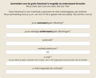 Gratis fotoshoot bij Holland Fotostudio in Dordrecht voor max. 4 personen (inschrijven)