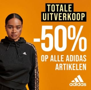 50% korting op de hele Adidas collectie van Bristol