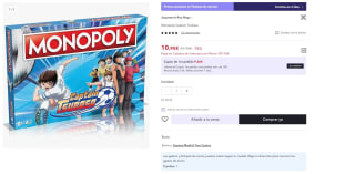 Juego de mesa Monopoly Captain Tsubasa por 10,90€ (6,54€ usuario nuevo)