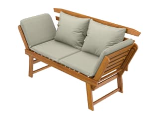 Banco de madera Acacia para jardín por solo 119,99€ en Lidl