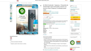 2 unidades Air Wick Freshmatic 1 Aparato y 1 Recambio de Ambientador Spray Automático Oasis Turquesa por 5,28€