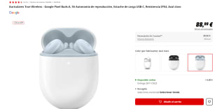 Móvil Google Pixel 7a de 8GB/128GB + Google Pixel Buds A por 432,65€