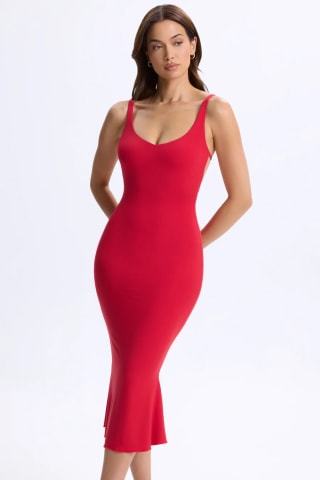 Lois Plunge Open-Back Midaxi Dress – Available for £29