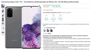 Samsung Galaxy S20+ 5G Reacondicionado por $5,182 en Amazon