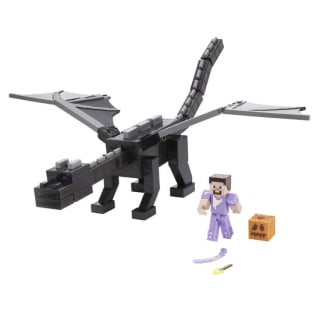 Minecraft Dragón de Ender con Steve con accesorios por 29,99€