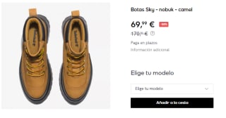 Botas de Mujer Timberland Sky por 69.99€