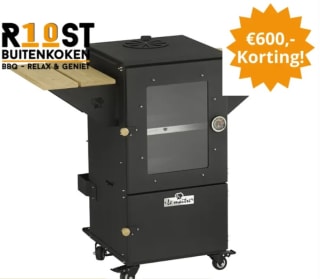 Le Maître Tuinhaard/Multioven Corten Zwart voor €699 bij Roost Buitenkoken