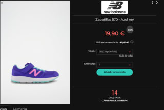 Rebajas hasta 70% descuento New Blance calzado